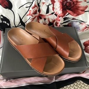 Madewell brown leather sandals